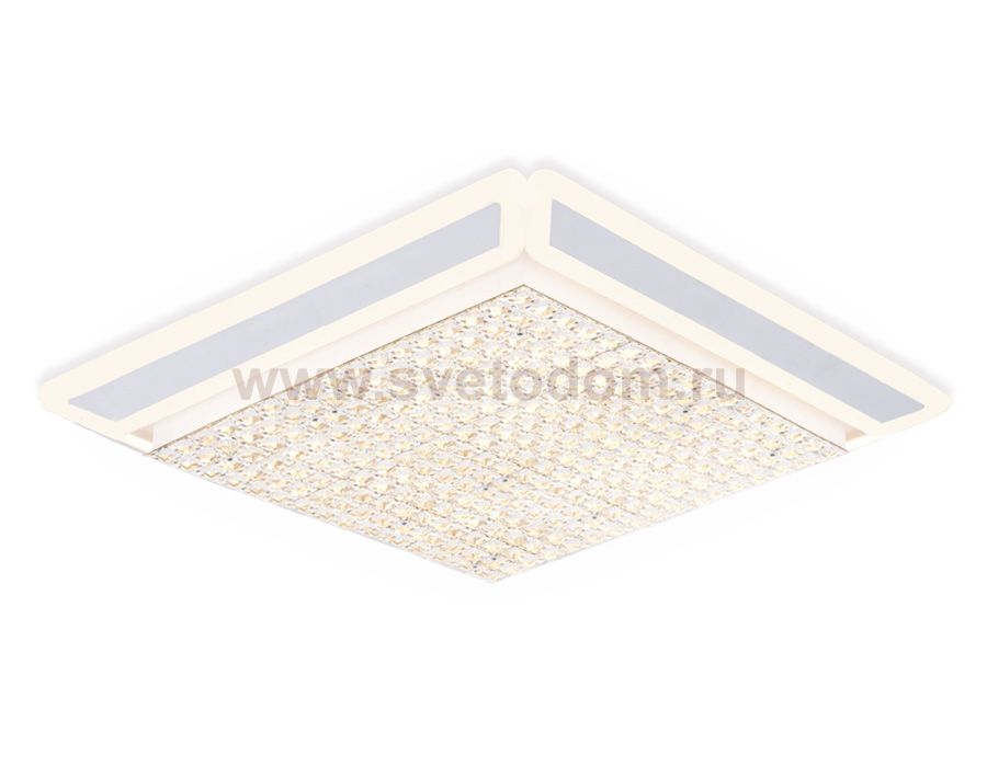 Люстра потолочная Ambrella FA142 WH белый 320W 850*850*110 (ПДУ РАДИО 2.4) ACRYLICA
