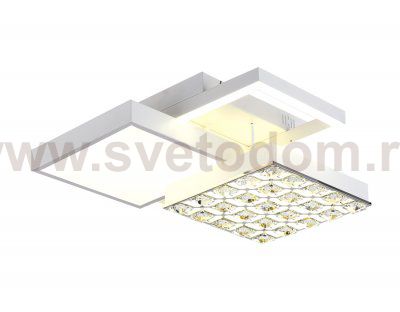 Люстра потолочная Ambrella FA147 WH белый 96W 450*450*150 (ПДУ РАДИО 2.4) ACRYLICA