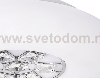 Люстра потолочная Ambrella FA158 WH белый 32W D360*90 (ПДУ РАДИО 2.4) ACRYLICA