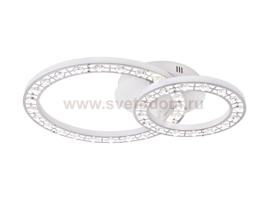 Люстра потолочная Ambrella FA160 WH белый 64W 600*440*120 (ПДУ РАДИО 2.4) ACRYLICA