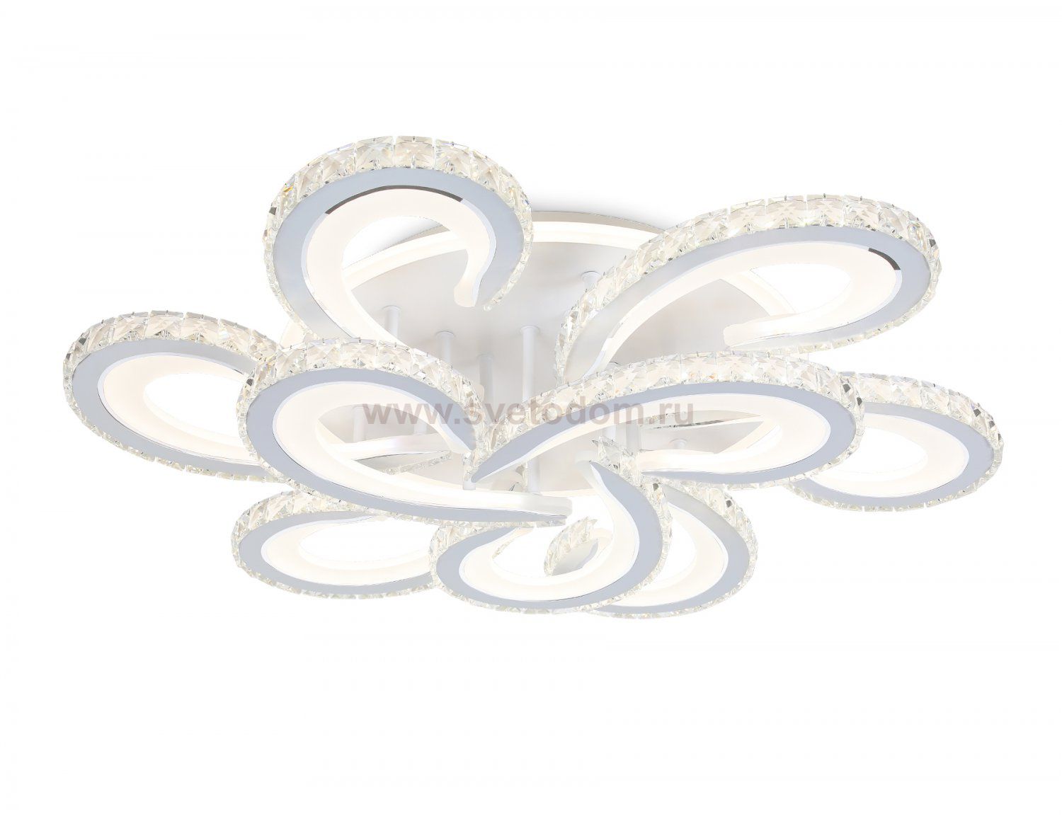 Потолочный светодиодный светильник с пультом Ambrella FA1704 FA