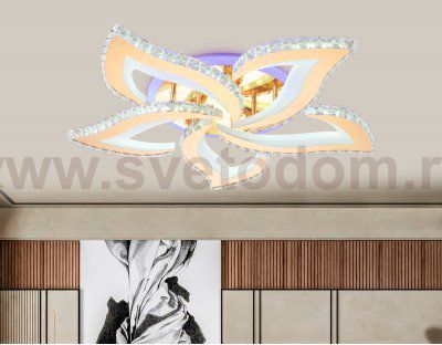 Потолочный светодиодный светильник с пультом Ambrella FA1724 FA