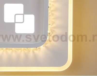 Настенный светильник бра Ambrella FA231 WH белый LED 4200K/4200K/6400K 30W 210*210*50 ACRYLICA