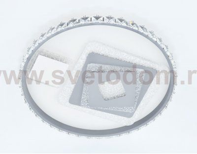 Люстра потолочная Ambrella FA242 WH белый 105W D500*75 (ПДУ РАДИО 2.4) ACRYLICA