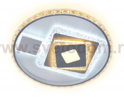 Люстра потолочная Ambrella FA242 WH белый 105W D500*75 (ПДУ РАДИО 2.4) ACRYLICA