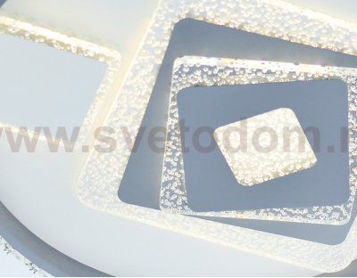 Люстра потолочная Ambrella FA242 WH белый 105W D500*75 (ПДУ РАДИО 2.4) ACRYLICA