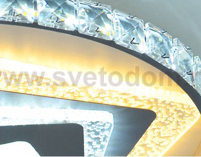 Люстра потолочная Ambrella FA242 WH белый 105W D500*75 (ПДУ РАДИО 2.4) ACRYLICA