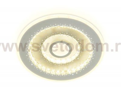 Люстра потолочная Ambrella FA252 WH белый 112W D490*60 (ПДУ РАДИО 2.4) ACRYLICA