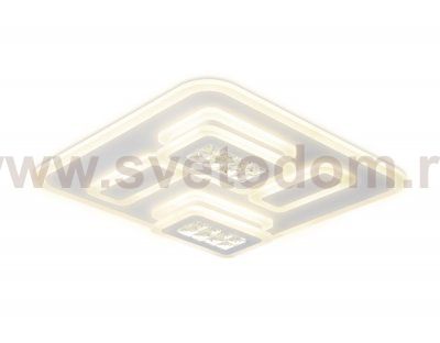 Люстра потолочная Ambrella FA257 GR серый 134W 500*500*80 (ПДУ РАДИО 2.4) ACRYLICA