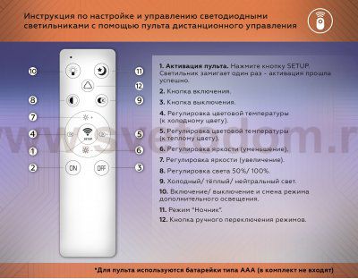 Светодиодный потолочный светильник с подсветкой Ambrella FA3844 FA