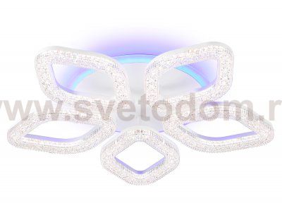 Потолочный светодиодный светильник с RGB подсветкой и пультом Ambrella FA3925 FA