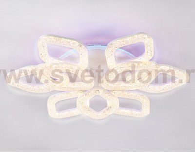 Потолочный светодиодный светильник с RGB подсветкой и пультом Ambrella FA3929 FA