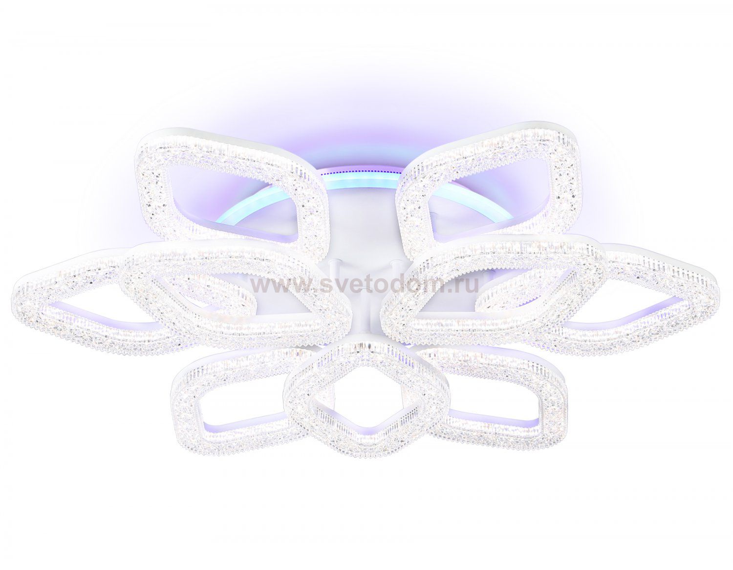 Потолочный светодиодный светильник с RGB подсветкой и пультом Ambrella FA3929 FA