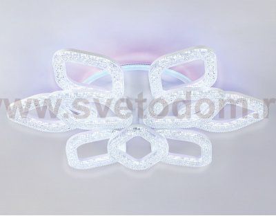 Потолочный светодиодный светильник с RGB подсветкой и пультом Ambrella FA3929 FA