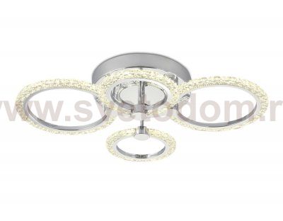 Люстра потолочная Ambrella FA412/4 CH хром 60W 620*440*120 (ПДУ РАДИО 2.4) ACRYLICA