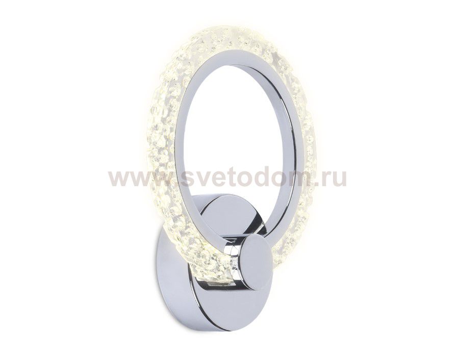 Настенный светильник бра Ambrella FA415 CH хром 6400K/3000K/4200K 12W 230*190*60 ACRYLICA