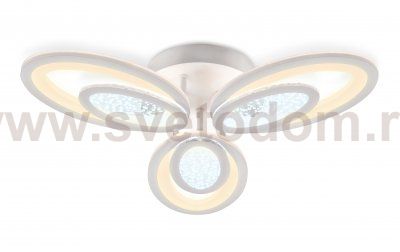 Люстра потолочная Ambrella FA422/3 WH белый 126W D570*100 (ПДУ РАДИО 2.4) ACRYLICA