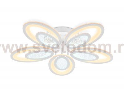 Люстра потолочная Ambrella FA423/5 WH белый 210W D620*100 (ПДУ РАДИО 2.4) ACRYLICA