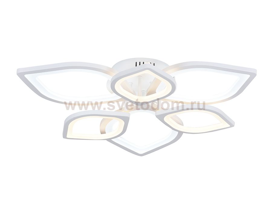 Люстра потолочная Ambrella FA445/6 WH белый 87W 3000K/6400K 710*710*120 (Без ПДУ) ACRYLICA