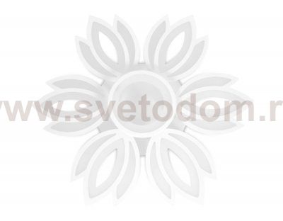 Люстра потолочная Ambrella FA456/6+1 WH белый 132W 3000K/6400K D640*110 (Без ПДУ) ACRYLICA