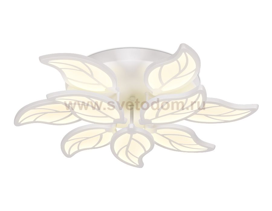 Люстра потолочная Ambrella FA460/6+3 WH белый 135W 670*590*120 (ПДУ РАДИО 2.4) ACRYLICA