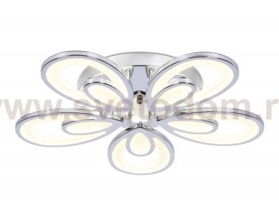 Люстра потолочная Ambrella FA469/5 CH хром 110W 580*560*80 (ПДУ РАДИО 2.4) ACRYLICA