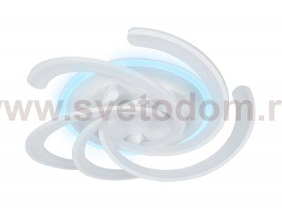 Люстра потолочная Ambrella FA505/5 WH белый 180W+38W D600*170 (ПДУ РАДИО 2.4) ACRYLICA