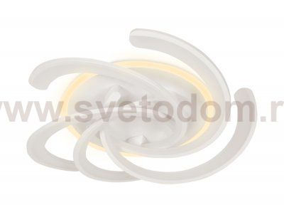 Люстра потолочная Ambrella FA505/5 WH белый 180W+38W D600*170 (ПДУ РАДИО 2.4) ACRYLICA
