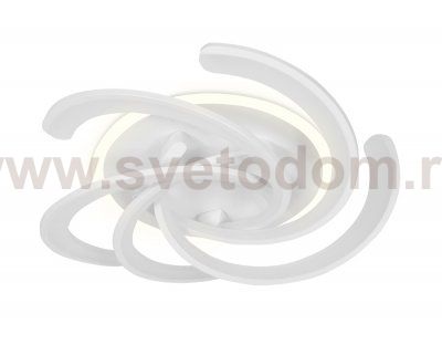 Люстра потолочная Ambrella FA505/5 WH белый 180W+38W D600*170 (ПДУ РАДИО 2.4) ACRYLICA