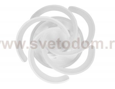Люстра потолочная Ambrella FA505/5 WH белый 180W+38W D600*170 (ПДУ РАДИО 2.4) ACRYLICA