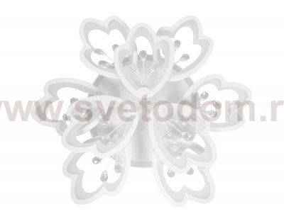 Люстра потолочная Ambrella FA511/6+3 WH белый 252W+40W 3000K/6400K D750*120 (ПДУ РАДИО 2.4) ACRYLICA