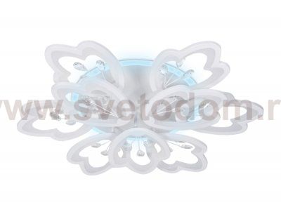 Люстра потолочная Ambrella FA511/6+3 WH белый 252W+40W 3000K/6400K D750*120 (ПДУ РАДИО 2.4) ACRYLICA