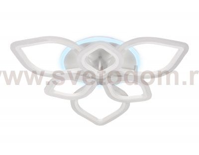 Люстра потолочная Ambrella FA515/3+3 WH белый 126W+28W 700*700*120 (ПДУ РАДИО 2.4) ACRYLICA