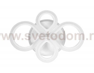 Люстра потолочная Ambrella FA521/4 WH белый 88W+7W 650*410*80 (ПДУ РАДИО 2.4) ACRYLICA