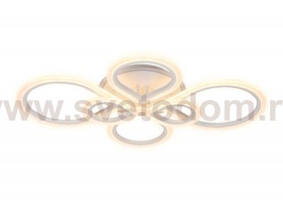 Люстра потолочная Ambrella FA522/6 WH белый 160W+28W 820*650*120 (ПДУ РАДИО 2.4) ACRYLICA
