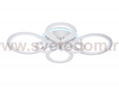 Люстра потолочная Ambrella FA522/6 WH белый 160W+28W 820*650*120 (ПДУ РАДИО 2.4) ACRYLICA