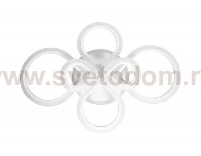 Люстра потолочная Ambrella FA522/6 WH белый 160W+28W 820*650*120 (ПДУ РАДИО 2.4) ACRYLICA