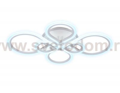 Люстра потолочная Ambrella FA522/6 WH белый 160W+28W 820*650*120 (ПДУ РАДИО 2.4) ACRYLICA