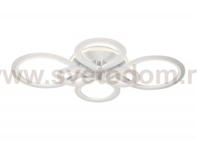 Люстра потолочная Ambrella FA522/6 WH белый 160W+28W 820*650*120 (ПДУ РАДИО 2.4) ACRYLICA