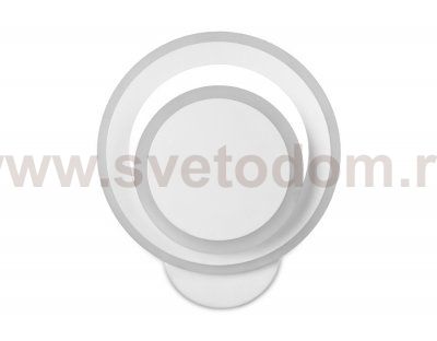 Настенный светильник бра Ambrella FA560 WH/S белый/песок LED 3000K/6400K 24W 200*200*60 ACRYLICA