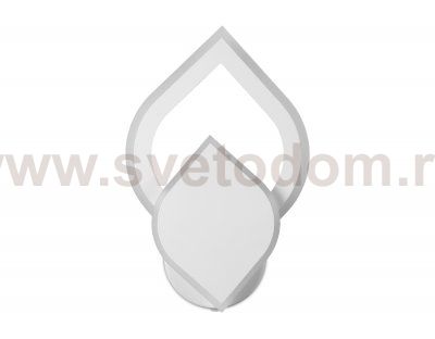 Настенный светильник бра Ambrella FA566 WH/S белый/песок LED 3000K/6400K 24W 200*200*60 ACRYLICA