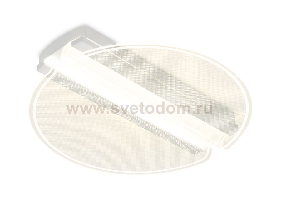 Люстра потолочная Ambrella FA613 WH белый 64W D500*80 (ПДУ РАДИО 2.4) ACRYLICA