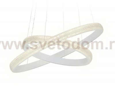 Люстра подвесная Ambrella FA615 WH белый 90W D600*1000 (ПДУ РАДИО 2.4) ACRYLICA