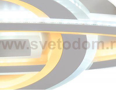Люстра потолочная Ambrella FA777 WH белый 108W 450*450*40 (ПДУ РАДИО 2.4) ACRYLICA