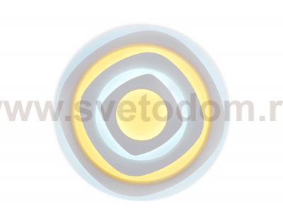 Люстра потолочная Ambrella FA788 WH белый 92W D500*60 (ПДУ РАДИО 2.4) ACRYLICA