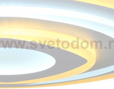 Люстра потолочная Ambrella FA788 WH белый 92W D500*60 (ПДУ РАДИО 2.4) ACRYLICA