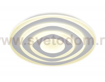 Люстра потолочная Ambrella FA788 WH белый 92W D500*60 (ПДУ РАДИО 2.4) ACRYLICA