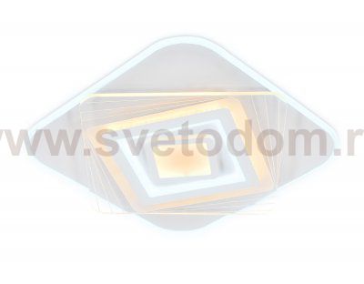 Люстра потолочная Ambrella FA799 WH белый 195W 500*500*60 (ПДУ РАДИО 2.4) ACRYLICA
