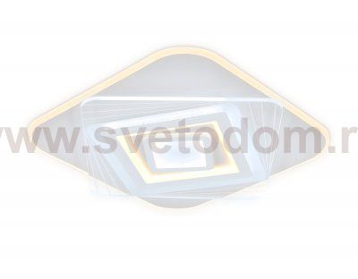 Люстра потолочная Ambrella FA799 WH белый 195W 500*500*60 (ПДУ РАДИО 2.4) ACRYLICA