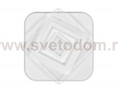 Люстра потолочная Ambrella FA799 WH белый 195W 500*500*60 (ПДУ РАДИО 2.4) ACRYLICA